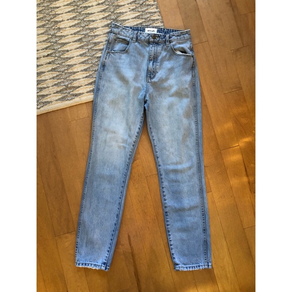 ROLLA’s Dusters Super High Rise Relaxed mom jeans size 27 blue - Picture 3 of 9